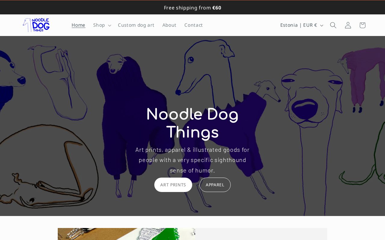 NoodleDogThings.com veebileht