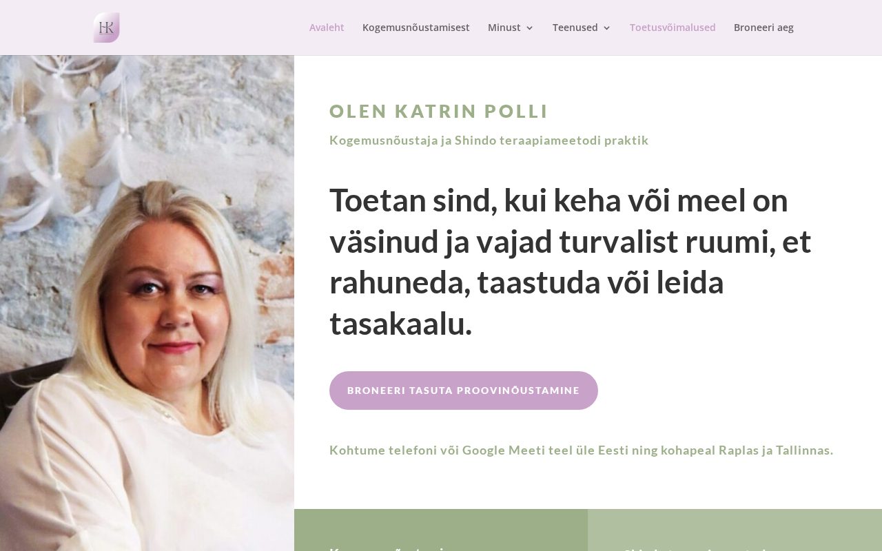 Hingekogemus.ee veebileht